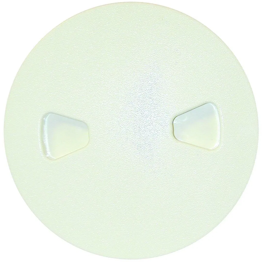 DPS-6-3-DP – T-H MARINE Boat Deck Plate, Screw Out 6 Inch Inner Diameter x 8 Inch Outer Diameter Sand Shell Single Wi...